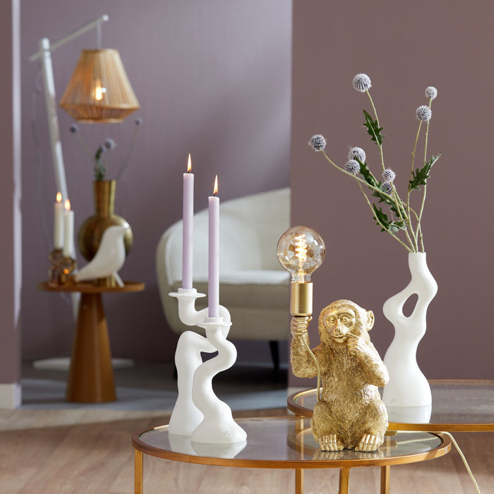 Light & Living Tafellamp Monkey - Goud - 20x19,5x34cm