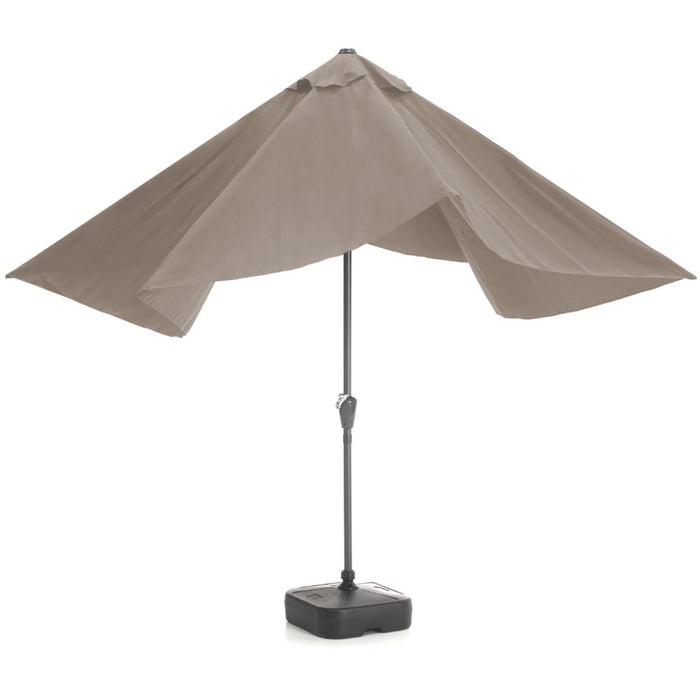 Staande Parasol in aluminium - Stokparasol van 200x300 cm - taupe