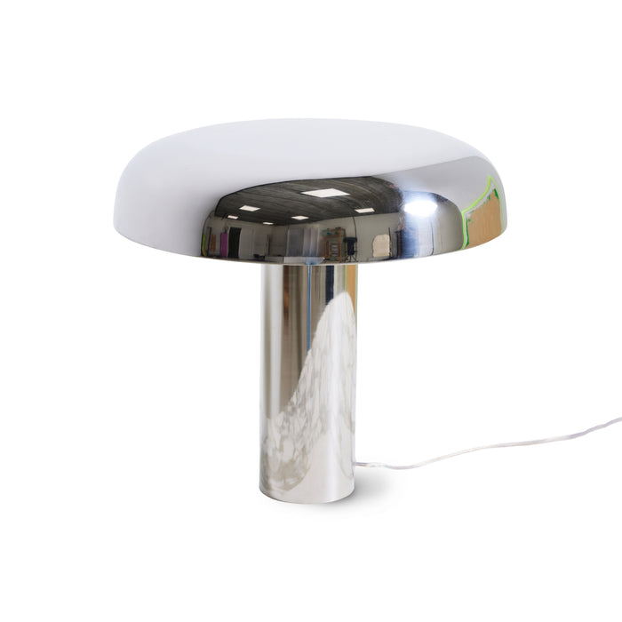 HKliving Mushroom Tafellamp H 38 cm - Chrome