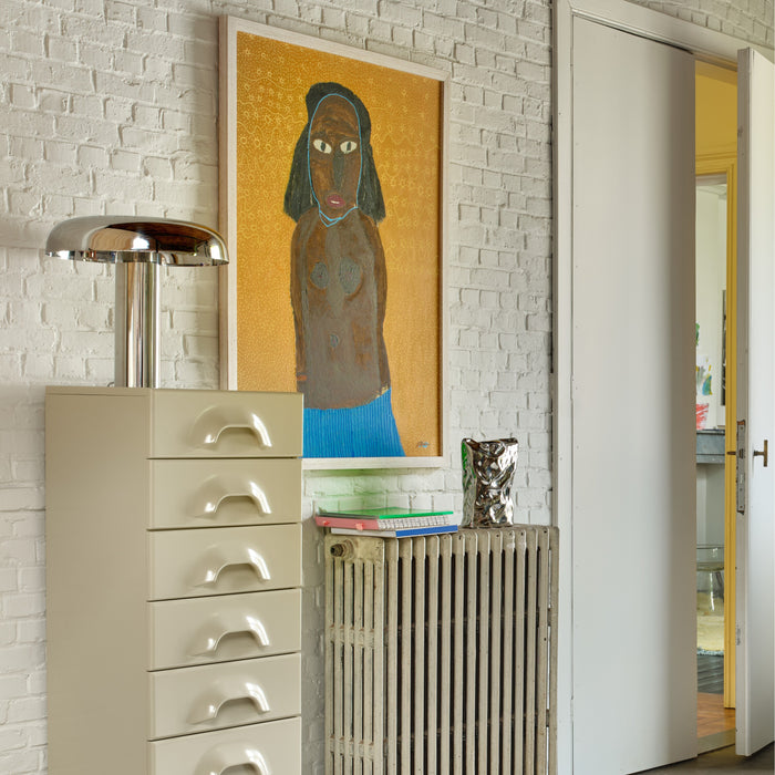 HKliving Mushroom Tafellamp H 38 cm - Chrome