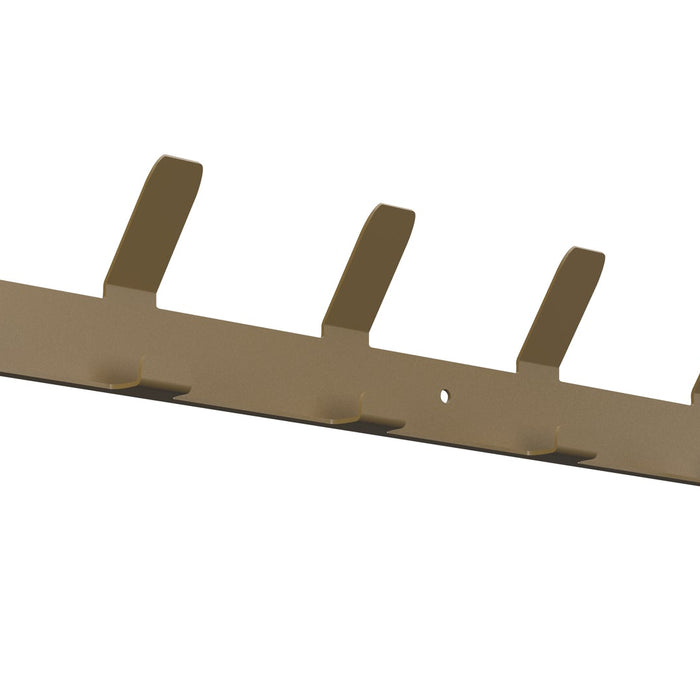 Gorillz Trim 50 Kapstok -12 haken (lengte) 55 cm - Metaal - Mat Goud