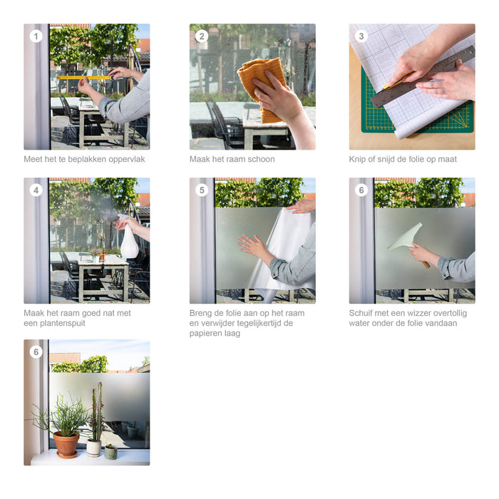 d-c-fix Lisboa Raamfolie - 45x200cm - Multi - Patroon - Zelfklevend