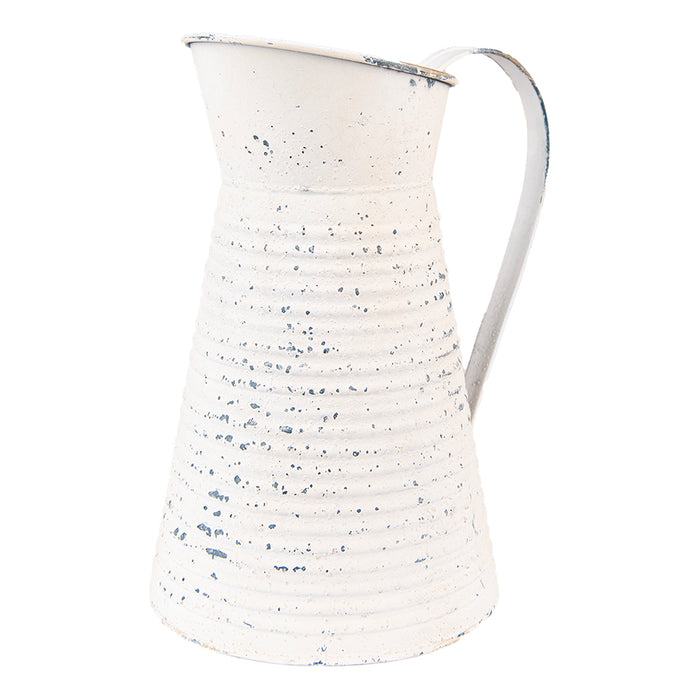 Clayre & Eef Decoratie Kan 20x15x24 cm Beige Ijzer Woonaccessoires