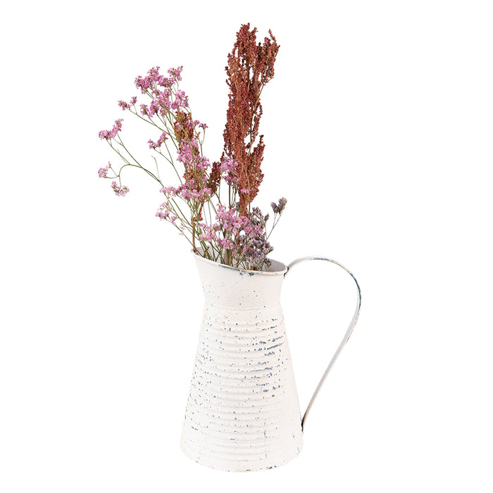 Clayre & Eef Decoratie Kan 20x15x24 cm Beige Ijzer Woonaccessoires