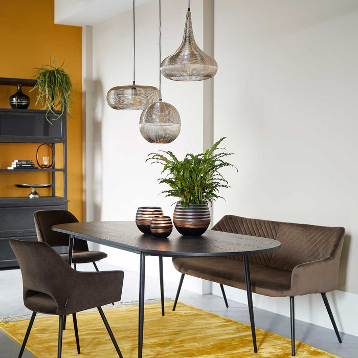 Riverdale - Hanglamp Ysa zilver 36cm - Zilver