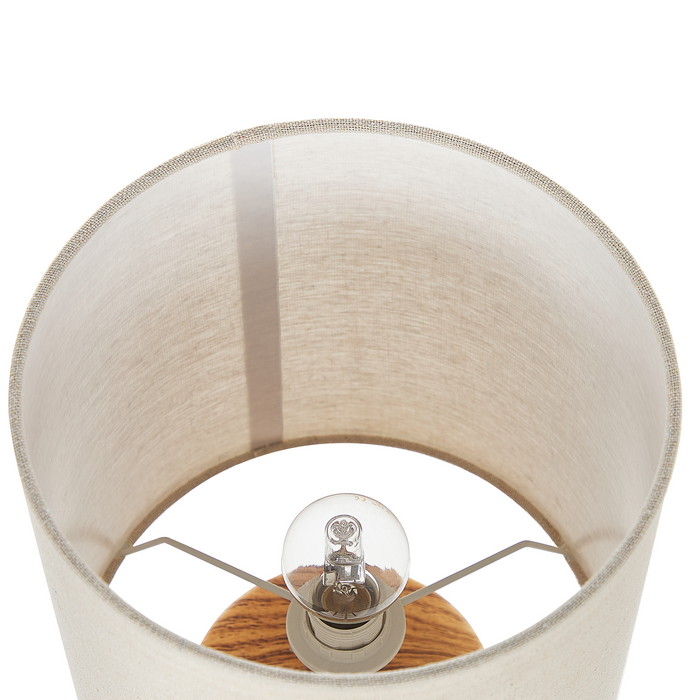 Beliani - ALZEYA - Tafellamp - Wit - Keramiek