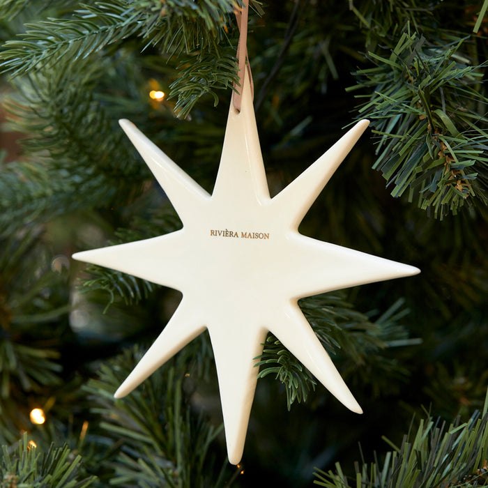 Riviera Maison Ornament North Pole Star Wit