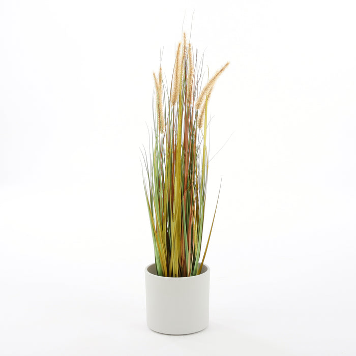 Mica Decorations Pluimgras Dogtail Kunstplant H92 cm