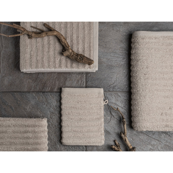 Seashell Wave Gastendoekjes - 6 stuks - 30x50cm - zand