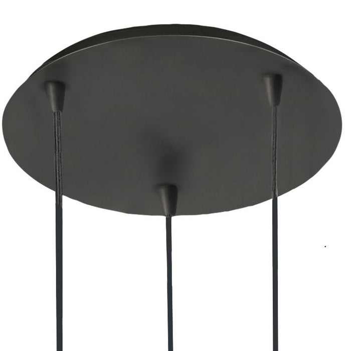 Highlight Hanglamp Cambio Black & Smoke 3 Lichts