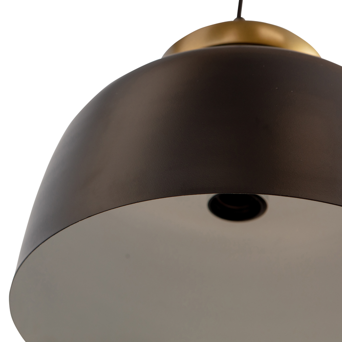 WOOOD Linne Hanglamp - Metaal - Zwart - 34x31x31