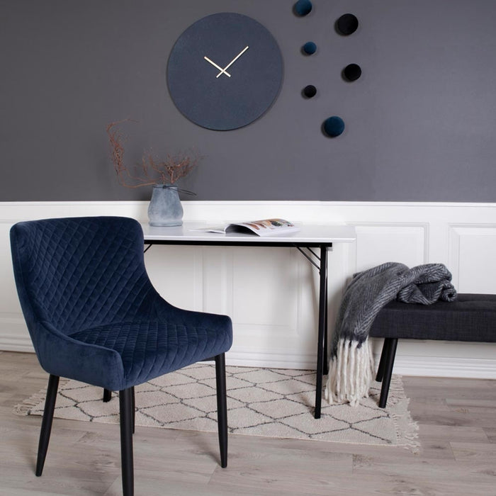 Artichok Rover houten bureau wit - zwart houten onderstel - 120 x 60