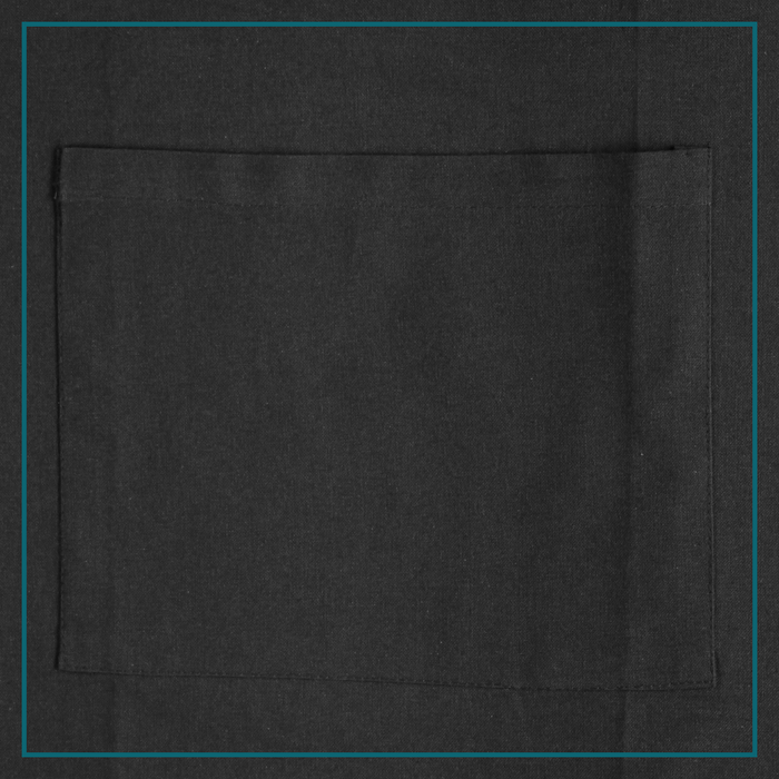 HIXA Schort Donkergrijs Kookschort BBQ Koken Katoen Man Vrouw