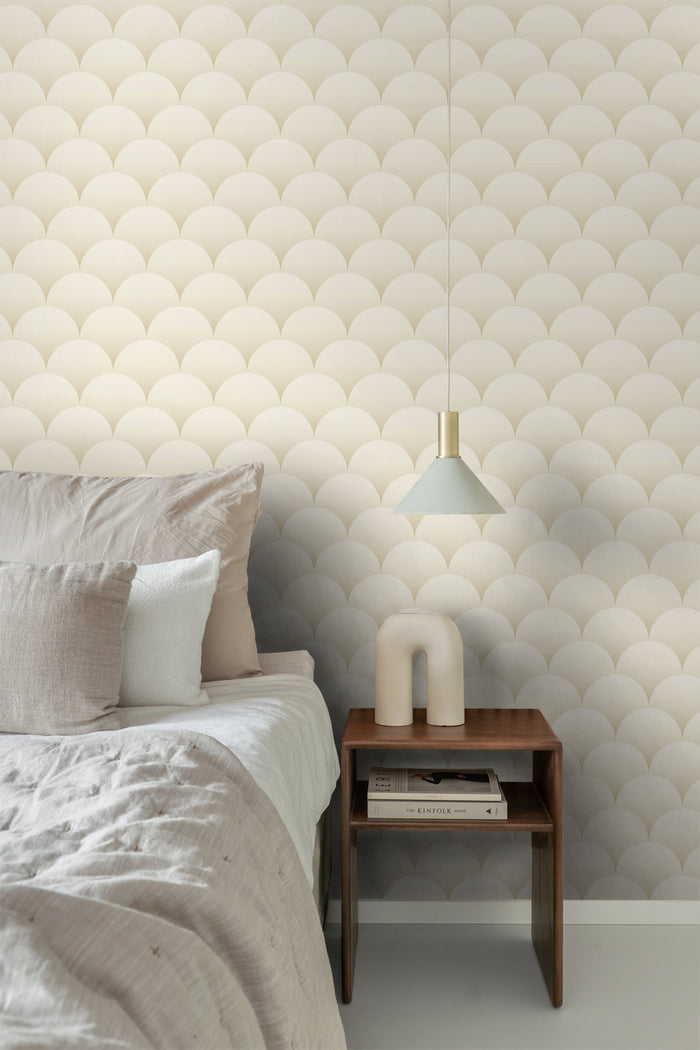 ESTAhome behang art deco motief zand beige - 50 x 900 cm - 139464