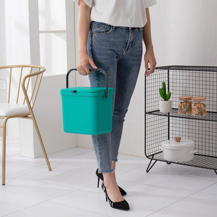 Homra Wall-Up inbouw prullenbak - 8L - Groen