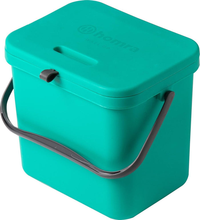 Homra Wall-Up inbouw prullenbak - 8L - Groen