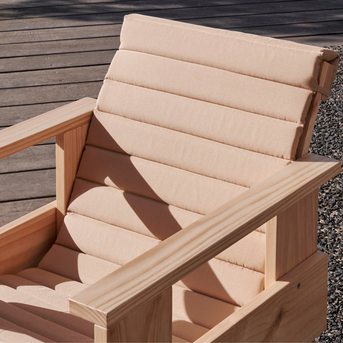 HAY Gewatteerd Kussen voor Crate Loungestoel - Beige