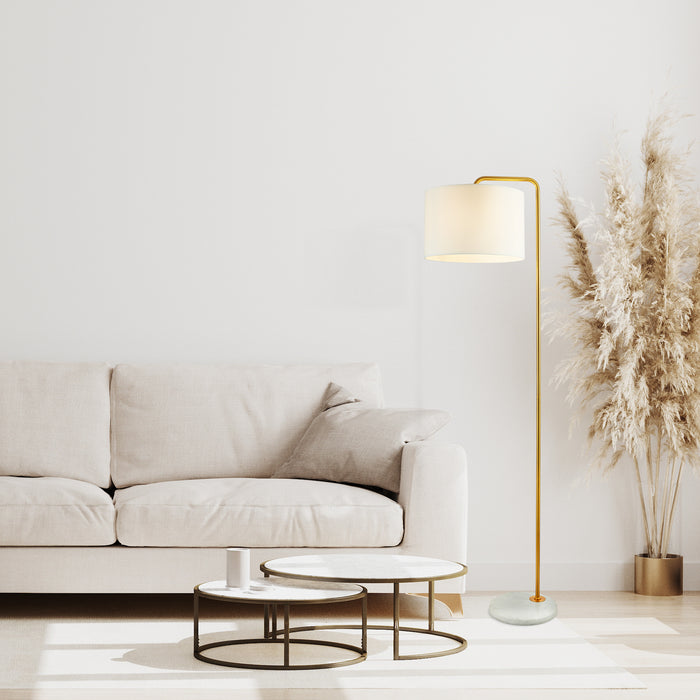 Searchlight Gallow Vloerlamp - Goud