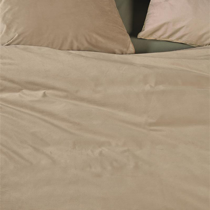 At Home by Beddinghouse Cosy Corduroy Dekbedovertrek 240 x 200 cm - Off-White