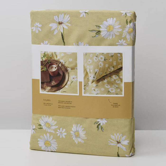 Ariadne at Home Flowerlove Dekbedovertrek 240 x 200/220 cm - Wit