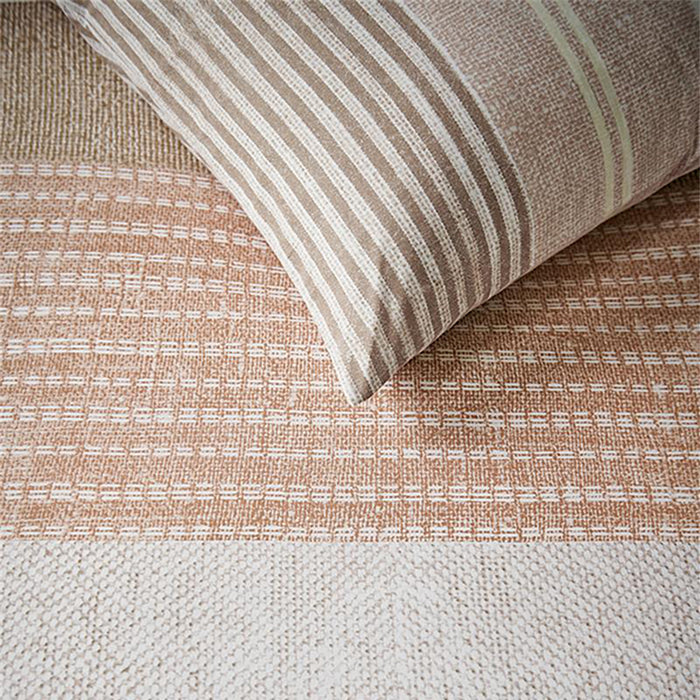 Ariadne at Home Lin Dekbedovertrek 200 x 200/220 cm - Terra