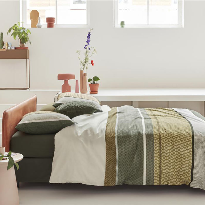 Beddinghouse Benthe Dekbedovertrek 240 x 200/220 cm - Groen