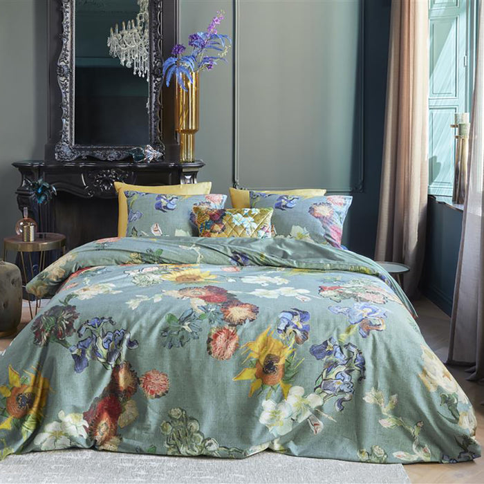 Beddinghouse X Van Gogh Museum Partout Dekbedovertrek 140 x 200/220 cm - Groen