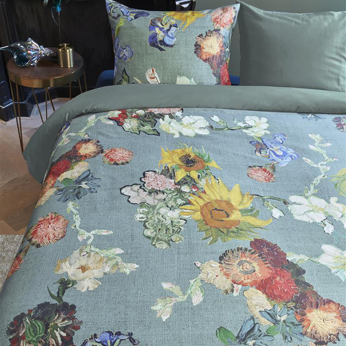 Beddinghouse X Van Gogh Museum Partout Dekbedovertrek 240 x 200/220 cm - Groen