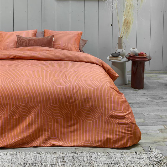 vtwonen Broom Bow Dekbedovertrek 240 x 200/220 cm - Terra