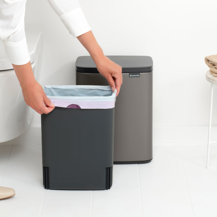 Brabantia Bo Afvalemmer 12 L - Platinum