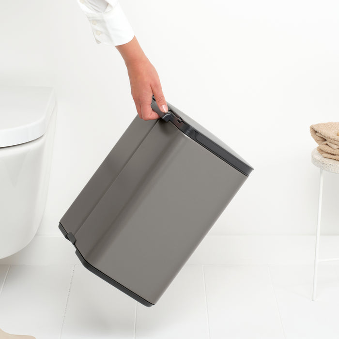 Brabantia Bo Afvalemmer 12 L - Platinum