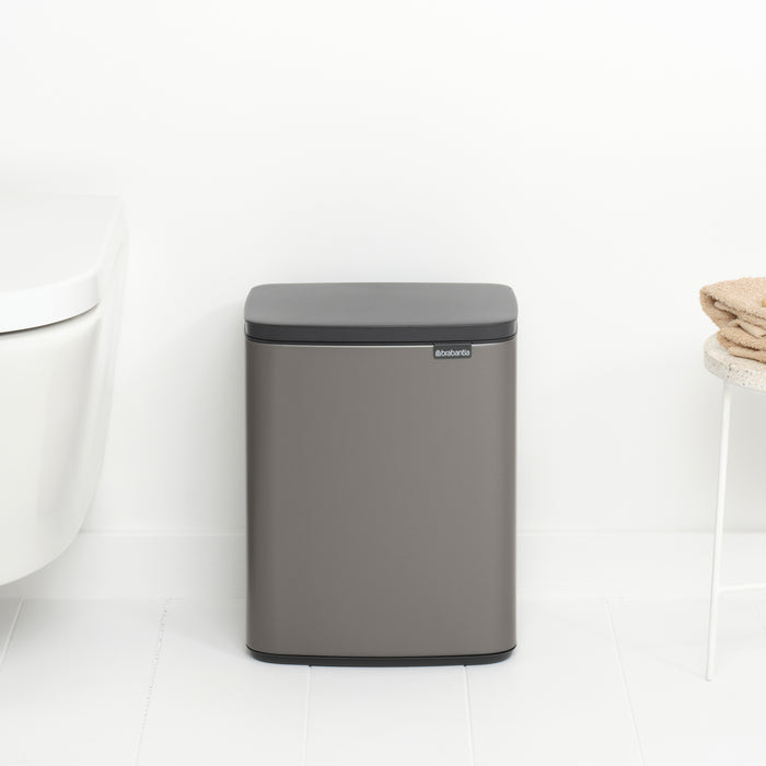 Brabantia Bo Afvalemmer 12 L - Platinum