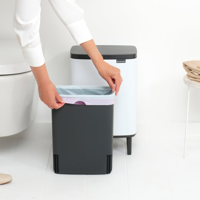 Brabantia Bo Hi Afvalemmer 12 L - White