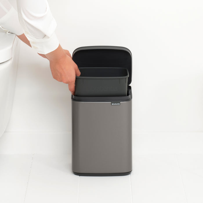 Brabantia Bo Afvalemmer 4 L - Platinum