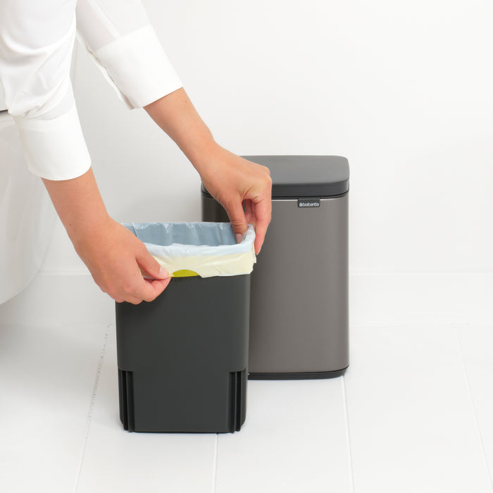 Brabantia Bo Afvalemmer 4 L - Platinum