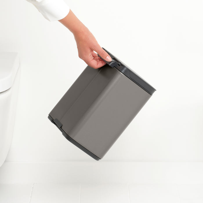 Brabantia Bo Afvalemmer 4 L - Platinum