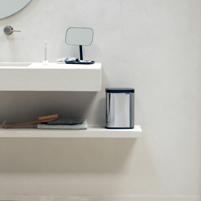 Brabantia Bo Afvalemmer 4 L - Brilliant Steel
