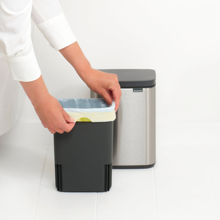 Brabantia Bo Afvalemmer 4 L - Matt Steel FPP