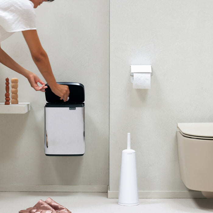 Brabantia Bo Afvalemmer 7 L - Brilliant Steel