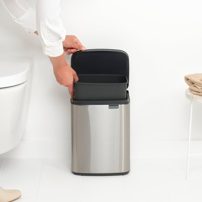Brabantia Bo Afvalemmer 7 L - Matt Steel FPP