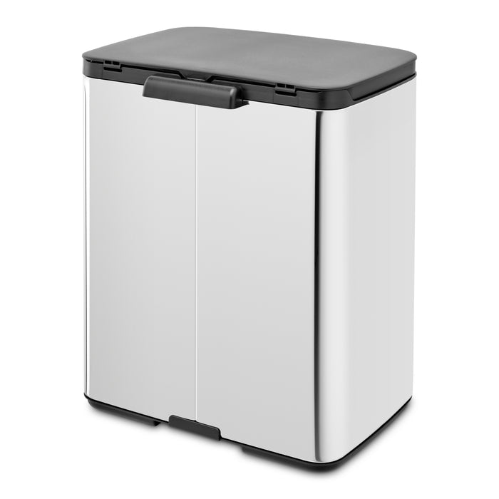 Brabantia Bo Afvalemmer 12 L - Brilliant Steel