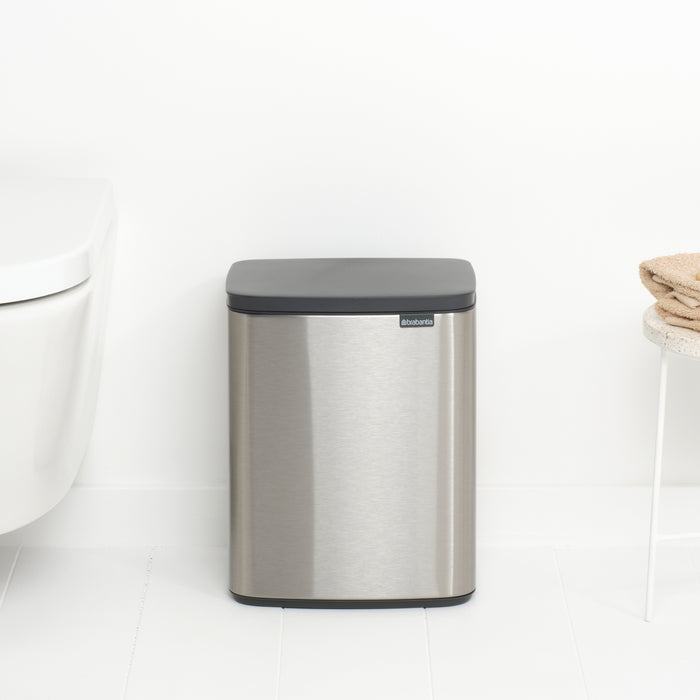 Brabantia Bo Afvalemmer 12 L - Matt Steel FPP
