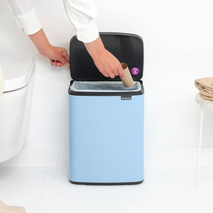 Brabantia Bo Afvalemmer 12 L - Dreamy Blue