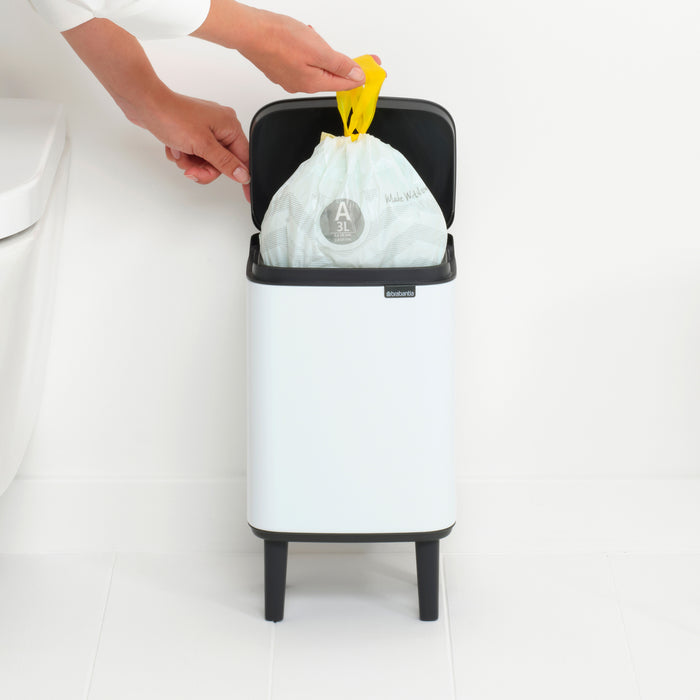 Brabantia Bo Hi Afvalemmer 4 L - White