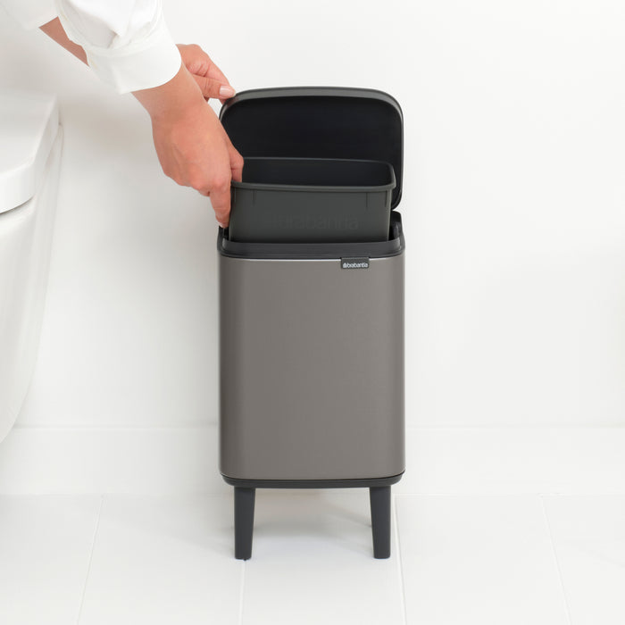 Brabantia Bo Hi Afvalemmer 4 L - Platinum