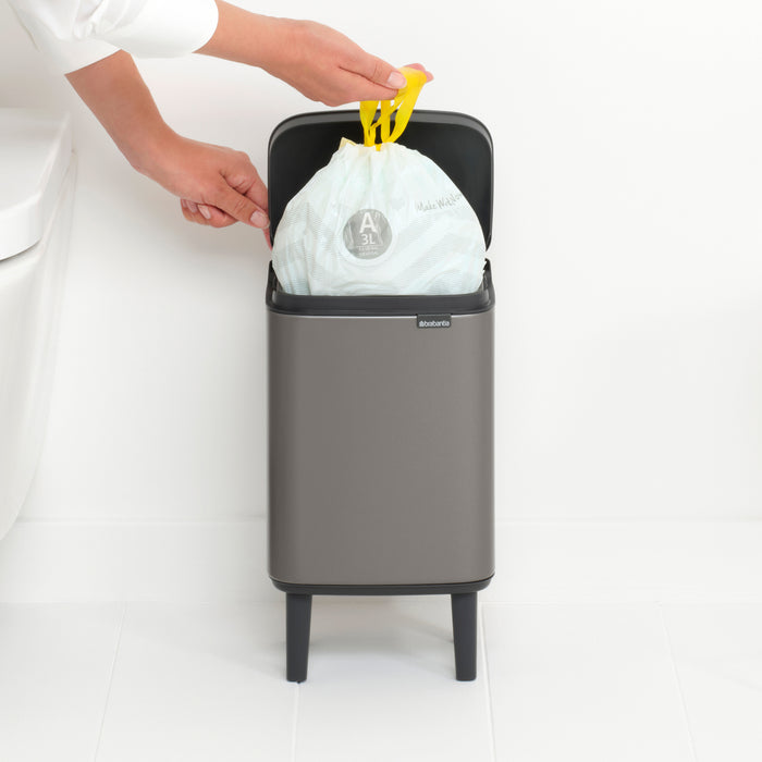 Brabantia Bo Hi Afvalemmer 4 L - Platinum