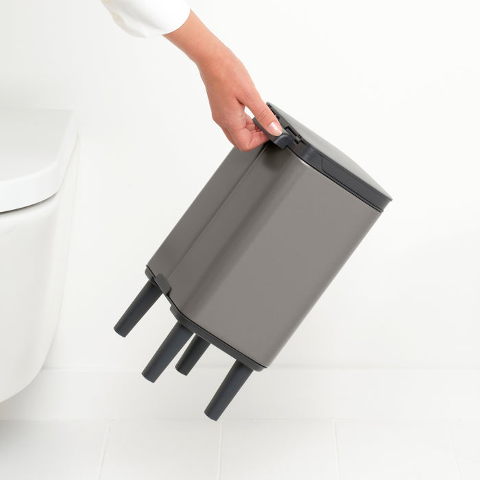 Brabantia Bo Hi Afvalemmer 4 L - Platinum