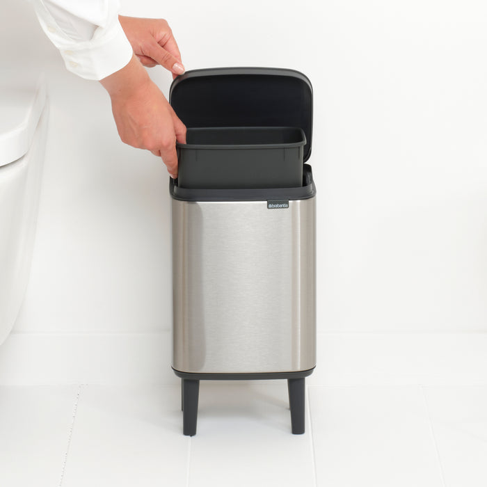 Brabantia Bo Hi Afvalemmer 4 L - Matt Steel FPP