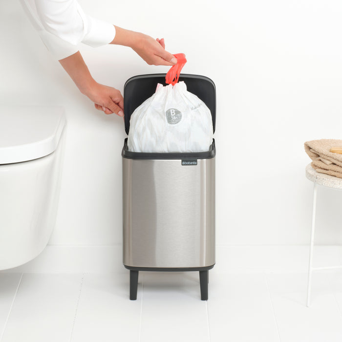 Brabantia Bo Hi Afvalemmer 7 L - Matt Steel FPP