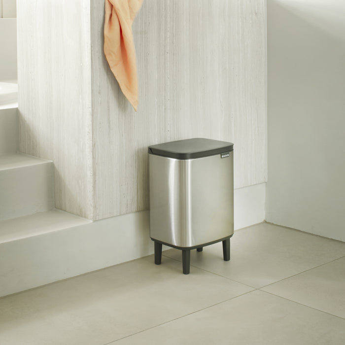Brabantia Bo Hi Afvalemmer 7 L - Matt Steel FPP